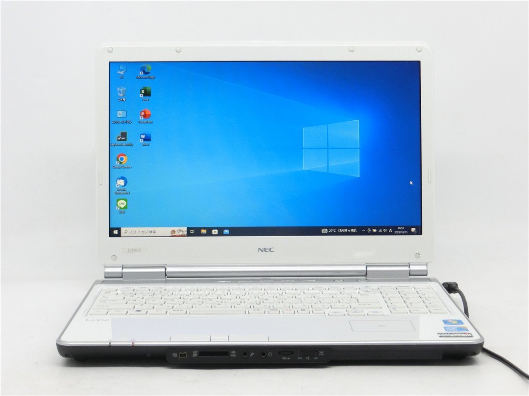 中古/15型/ノートPC/Windows10/SSD240GB/4GB/i5-M460/NEC　LL750/C 新品無線マウス　　HDMI/USB3.0　　WPS office2搭載_画像1