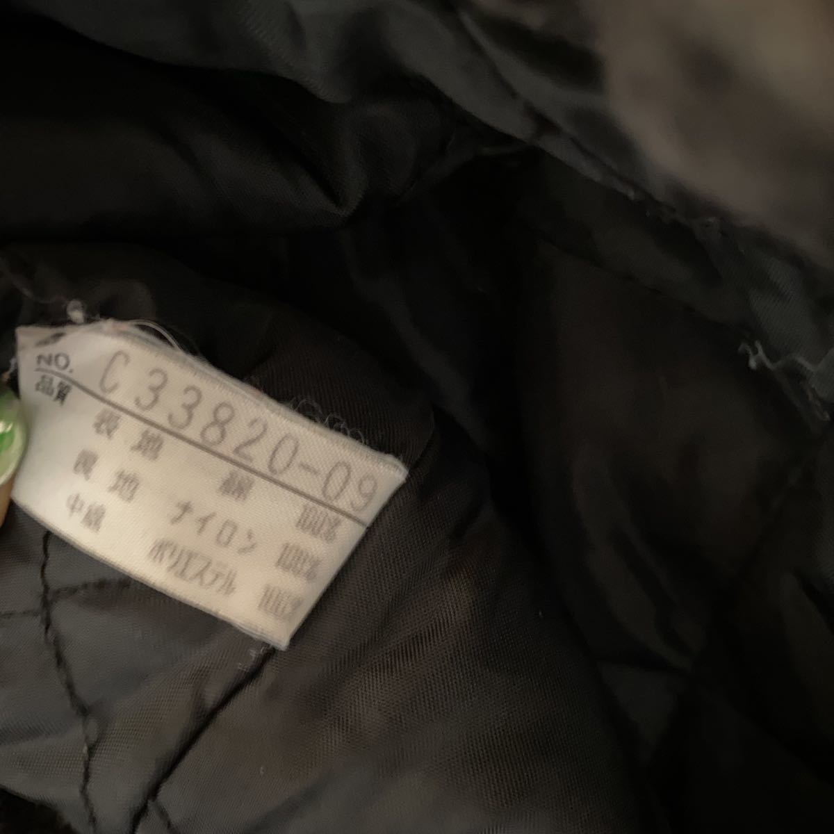 RIO 子供服 アウター 中綿 レトロ デニムジャケット 古着 黒 ブラック 個性的 120サイズ 値下げ_画像6