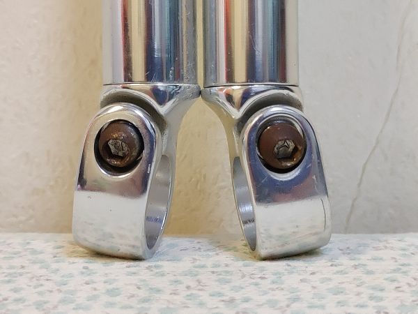 ジャンク品扱い】 old TREK System Components Bar End シルバー Silver バーエンド エンドバー ミニベロMTBマウンテンバイク クロスバイク_ボルトヘッド表面に錆アリ