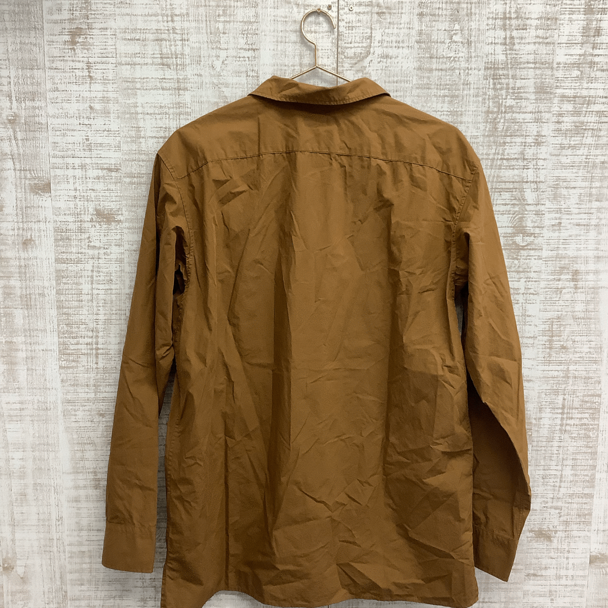 A527*UNIQULO | Uniqlo мужской рубашка Brown размер L