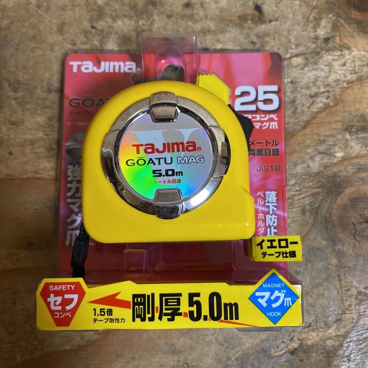  не использовался товар *tajima(Tajima) Gou толщина sef блокировка кружка коготь 25 5.0m( метров шкала ) GASFLM2550 Major шкала измерять * стоимость доставки 520*re+