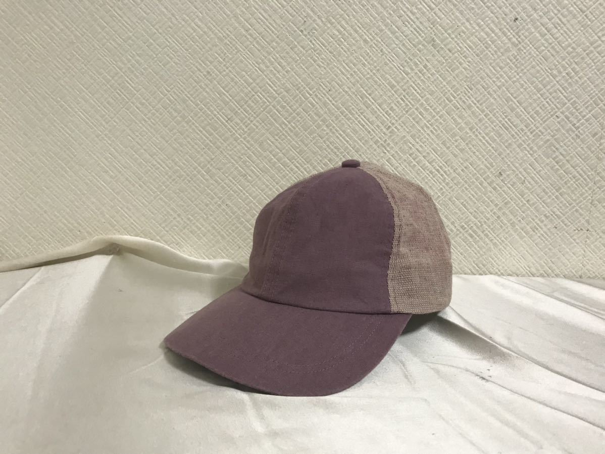 本物オルバンORBANコットンキャップ帽子ぼうしボウシレディースメンズサーフアメカジミリタリービジネスワーク紫パープル_画像1