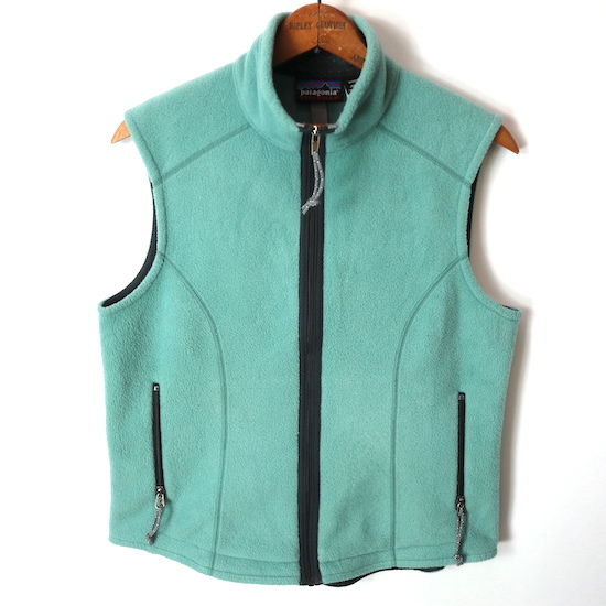 90s USA製 Patagonia パタゴニア シンチラ フリース ベスト(レディース S)ミント系 ヴィンテージ