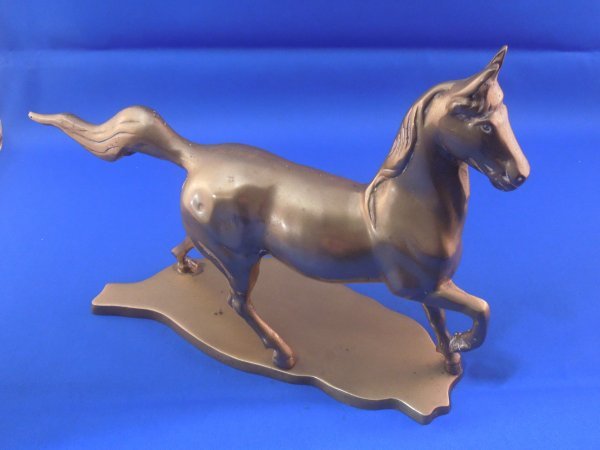 ★1970’S ビンテージ★ブラス製 馬のオブジェ 高さ 約22・5cm★ 真鍮 置物 乗馬 ウエスタン アニマル 動物 アンティーク