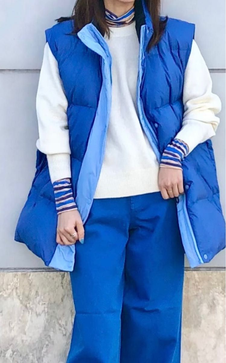 ユニクロUNIQLO×マルニMARNI オーバーサイズダウンベスト 男女兼用