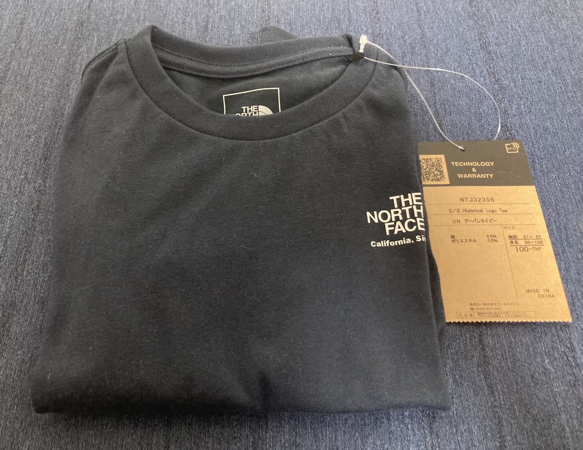 新品未使用！！ ザ・ノース・フェイス THE NORTH FACE ショートスリーブ ヒストリカル ロゴ ティー キッズ Tシャツ HISTORICAL LOGO TEE_画像4