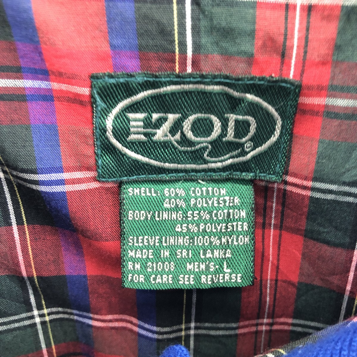 古着 ラコステ LACOSTE IZOD ハリントンジャケット スイングトップ メンズXL /eaa378878_画像3