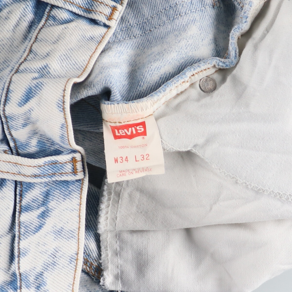 古着 90年代 リーバイス Levi's 40550-0208 ジーンズ デニムパンツ USA製 メンズw33 ヴィンテージ /eaa378038_画像5