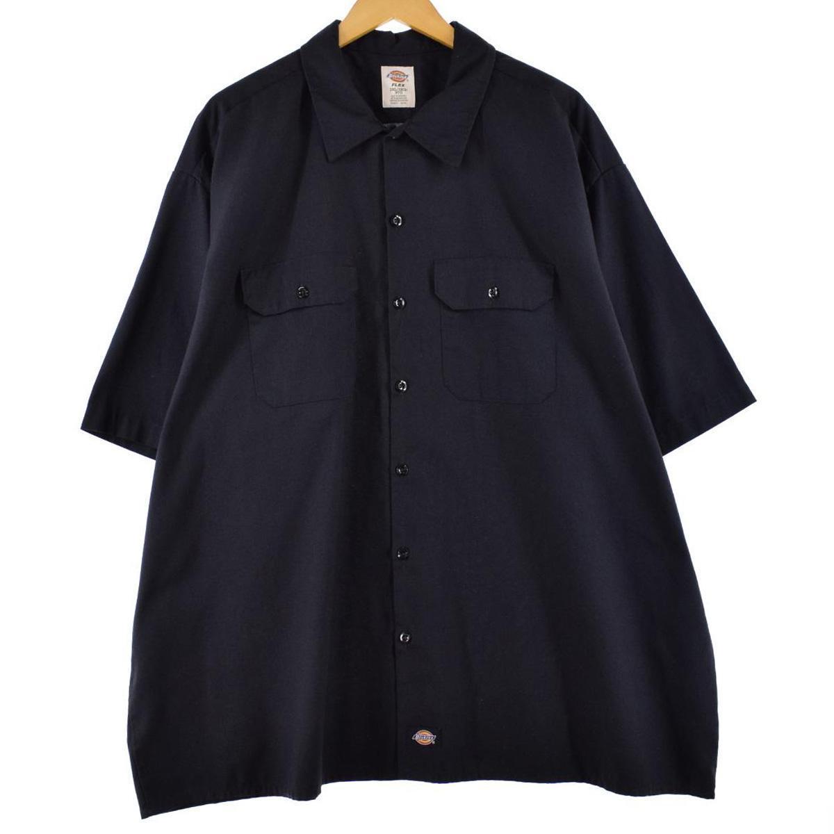 古着 ビッグサイズ ディッキーズ Dickies 半袖 ワークシャツ メンズXXXL /eaa268768 【LP2311】_画像1