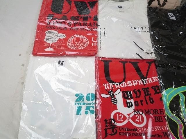 【同梱可】未開封 UVERworld Tシャツ タオル スリッパ ニット帽 等 13点 グッズセット_画像3