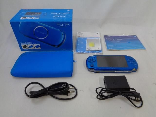 同梱可】中古品 ゲーム PSP 本体 PSP3000 バイラントブルー 動作品