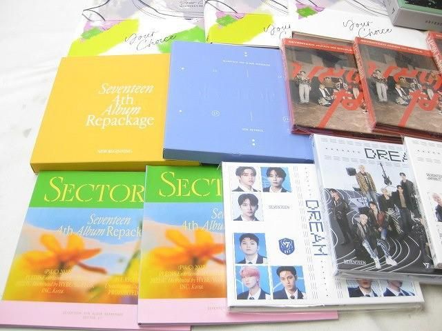 【同梱可】中古品 韓流 SEVENTEEN DREAM Attacca ひとりじゃない FACE THE SUN CD グッズセット_画像4