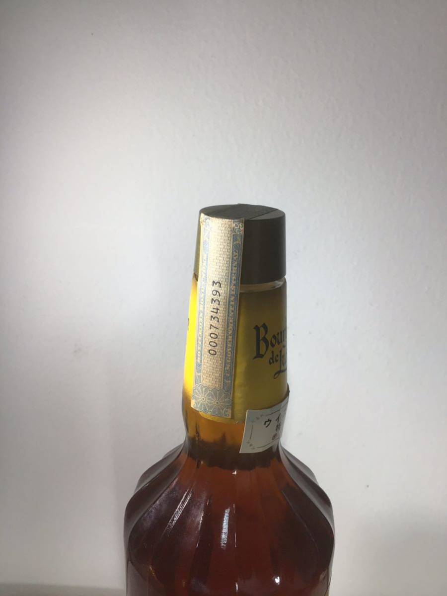 古酒 バーボンデラックス ウイスキー 青封紙 オールドボトル 古酒 バーボンデラックス ウイスキー 青封紙 オールドボトル