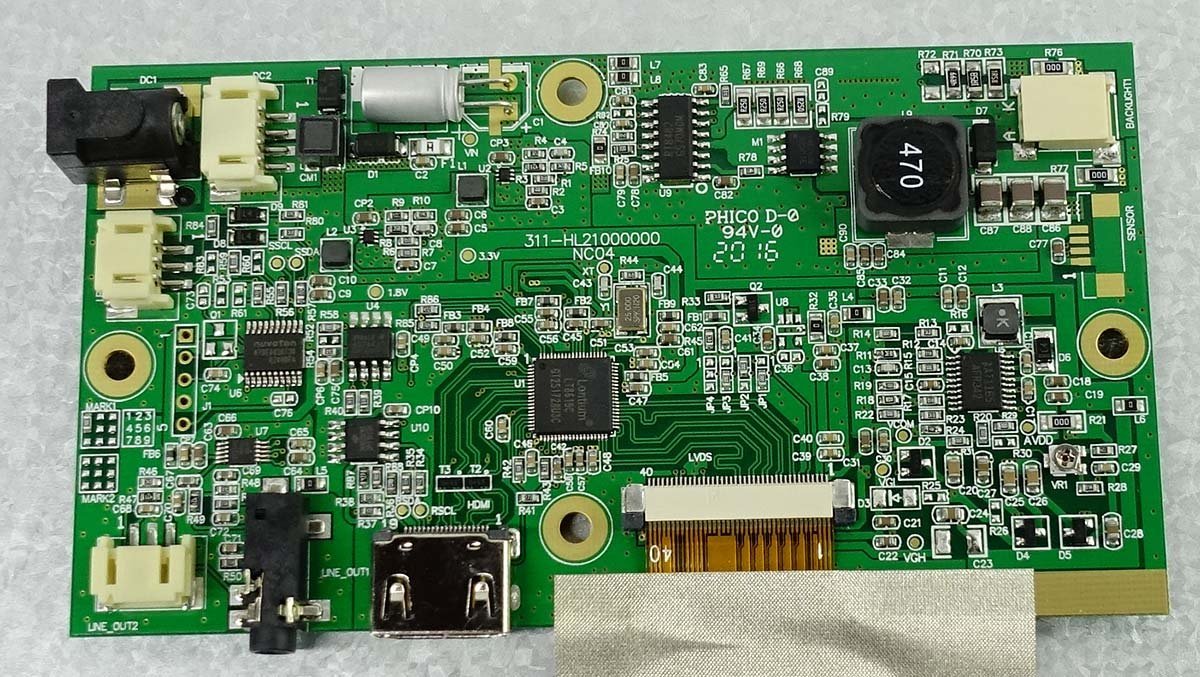 未使用 汎用 液晶モニタ HDMI接続 10.1インチ TFT LCD (IPS) 1024x600 HA-101XIEB0GA0-A モジュール ディスプレイ LCD PC 業務 S100508_画像6