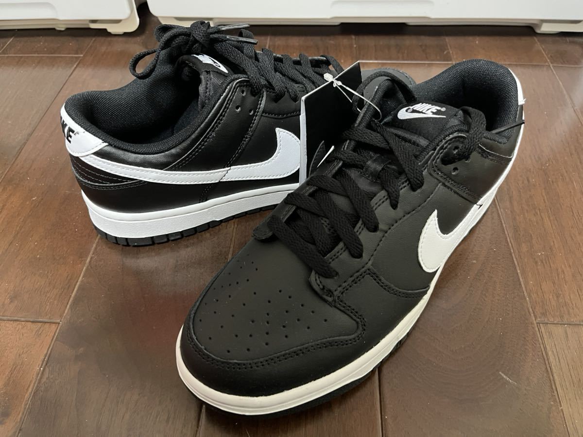 未使用 送料込 NIKE DUNK LOW RETRO BLACK PANDA ナイキ ダンク ロー