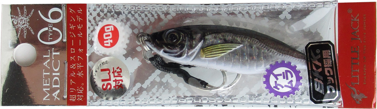  little Jack metal Addict модель 06-40g/#06 HIKARI-AJI UV Chivas * синий предмет shore jigging 