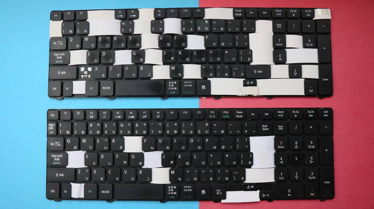  secondhand goods ⑳ 1 piece 300 jpy { key top only Pantah graph attaching } asunder sale ACER Aspire 5742. Japanese keyboard 