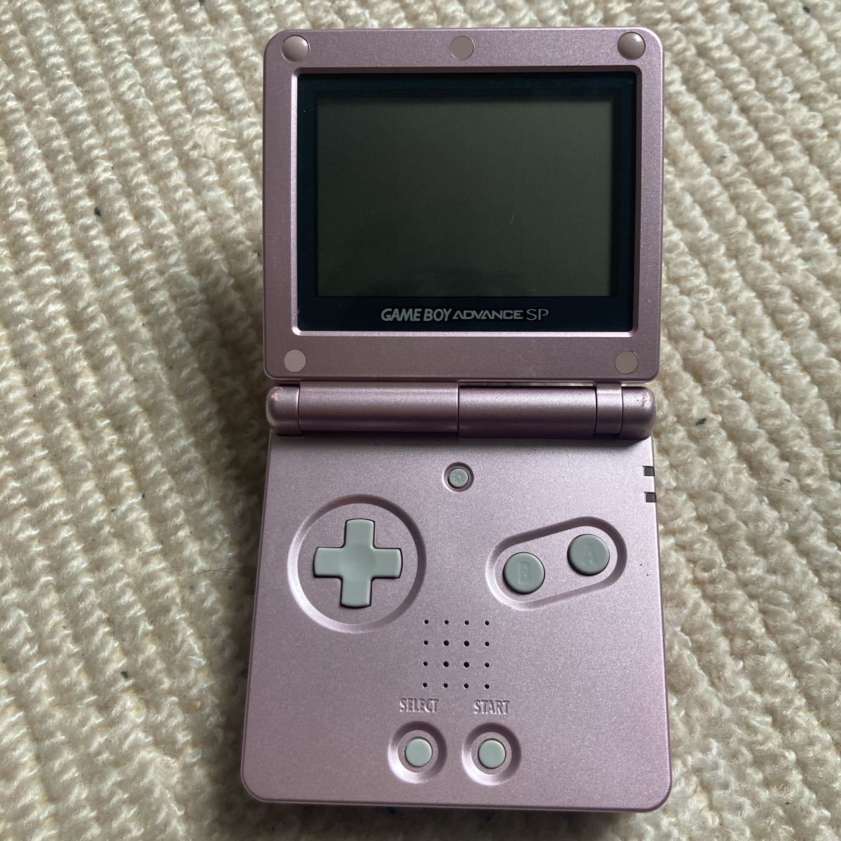 送料無料　GBA SP ゲームボーイアドバンスSP 本体 パールピンク？ ジャンク扱い ゲームボーイアドバンス NINTENDO GAME BOY  ADVANCE