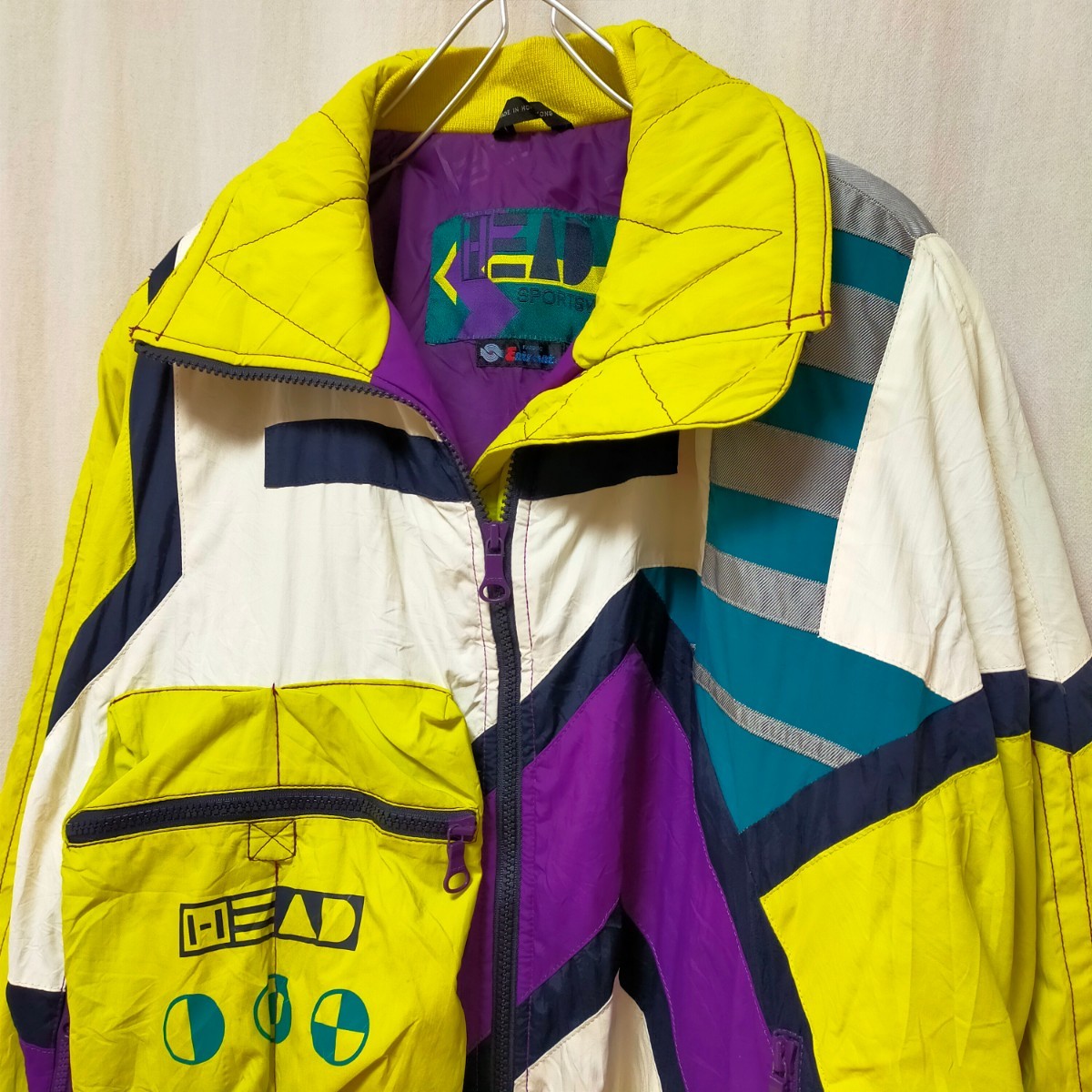 古着　head sportswear　ナイロンジャケット　スキーウェア　ヴィンテージ　80s　90s_画像3