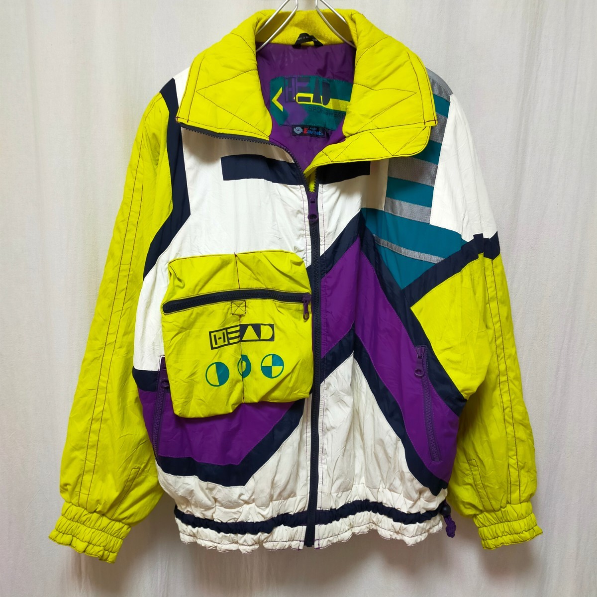 古着　head sportswear　ナイロンジャケット　スキーウェア　ヴィンテージ　80s　90s_画像2