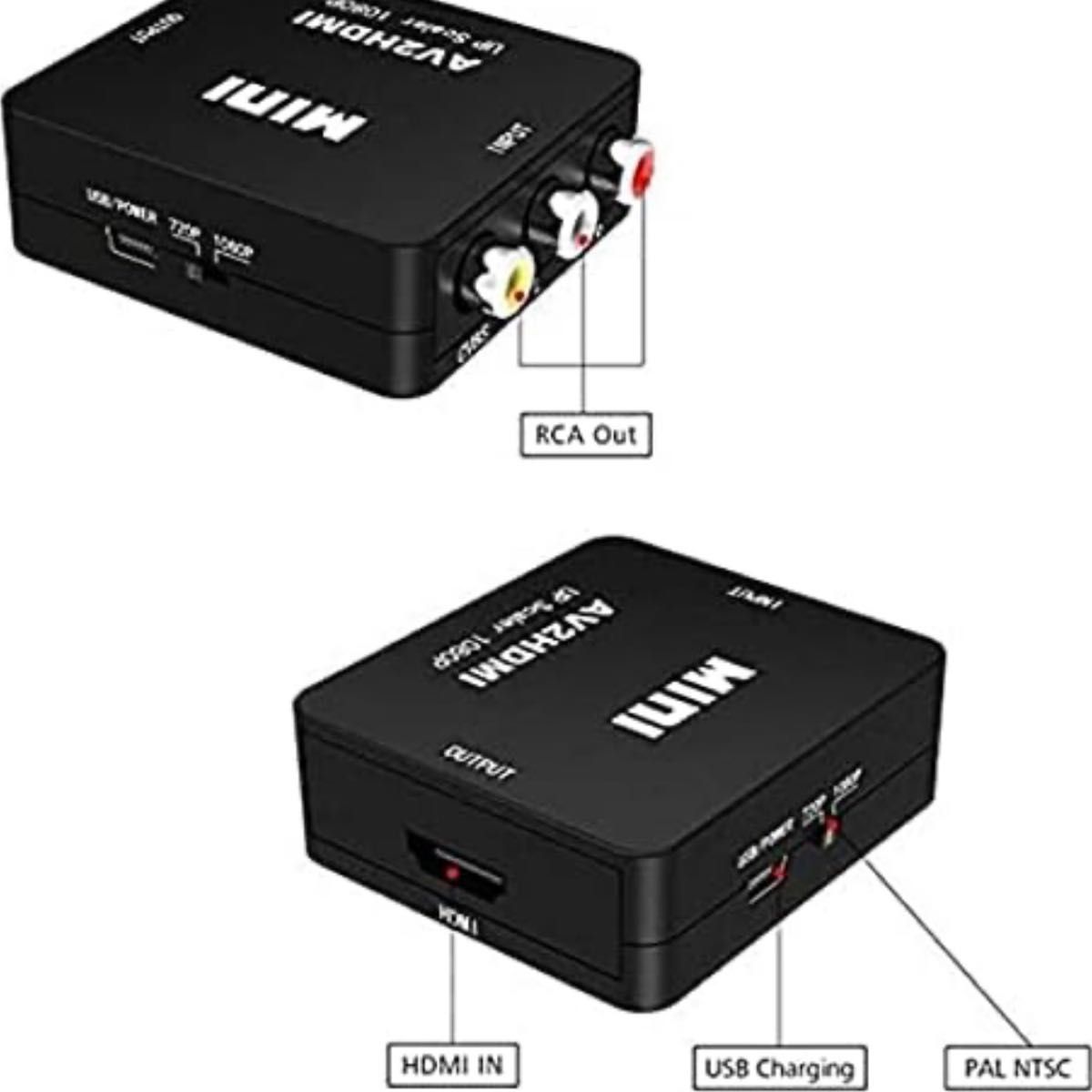 AV HDMI ビデオ変換コンバーター