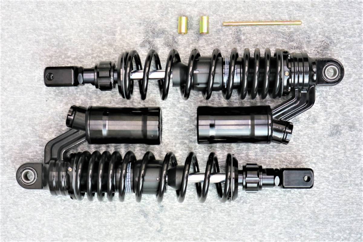 オリンサス　黒３４０ｍｍ　コの字　２本/ブラック マジェC シグナスX SE44J SE46J SEA5Jサスペンション ビックスクーター オーリンズ_画像4