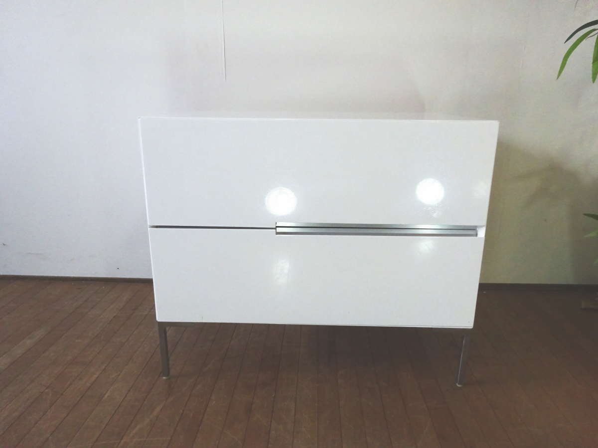 osk051020 【美品】 ACTUS/アクタス 「BLANC」シリーズ 2段チェスト