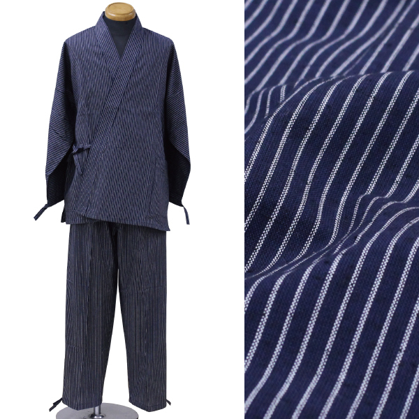 [M size ] Kurume woven made in Japan . Samue gray man men's ... spring summer autumn winter through year 