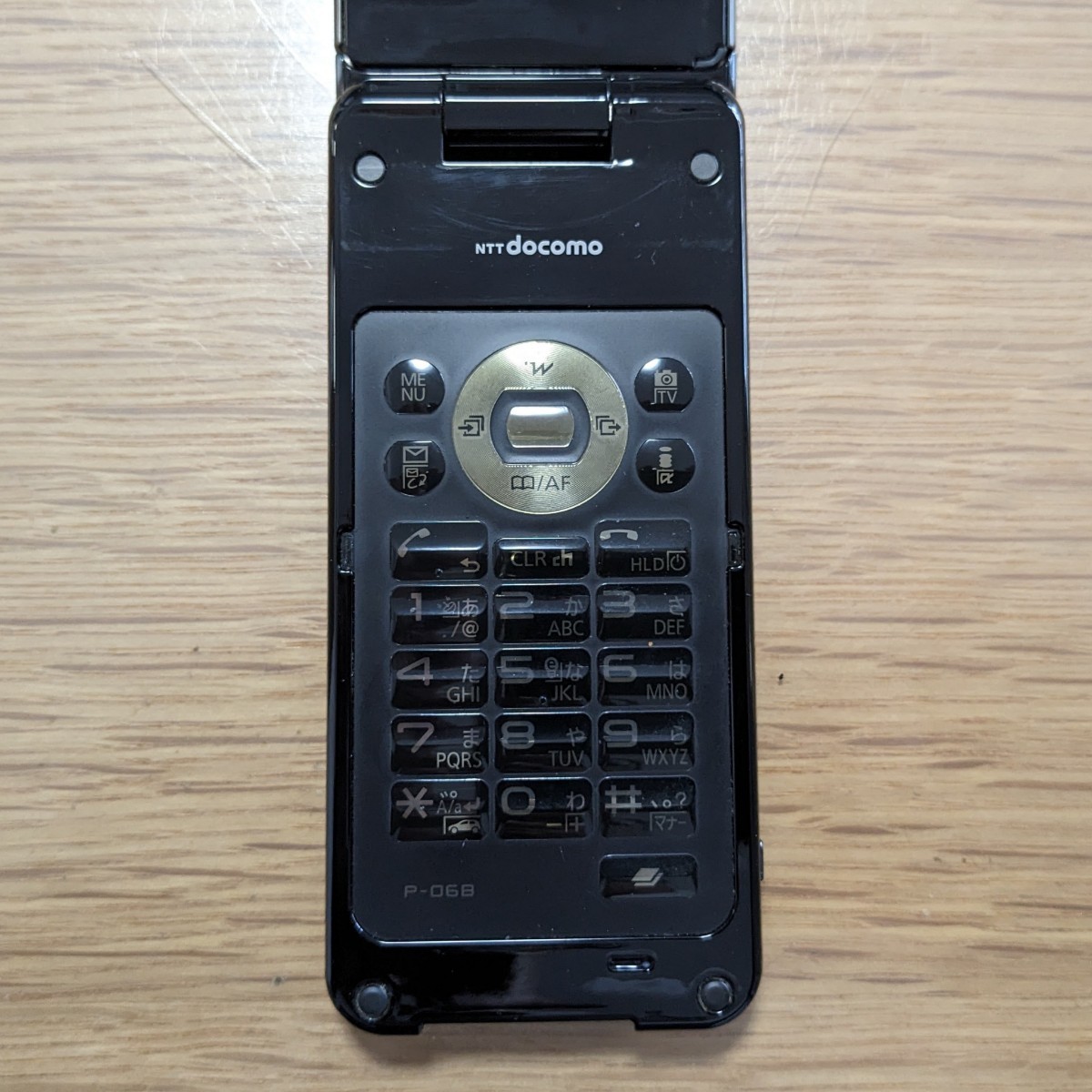 docomo ガラケー P-06B ブラック_画像3