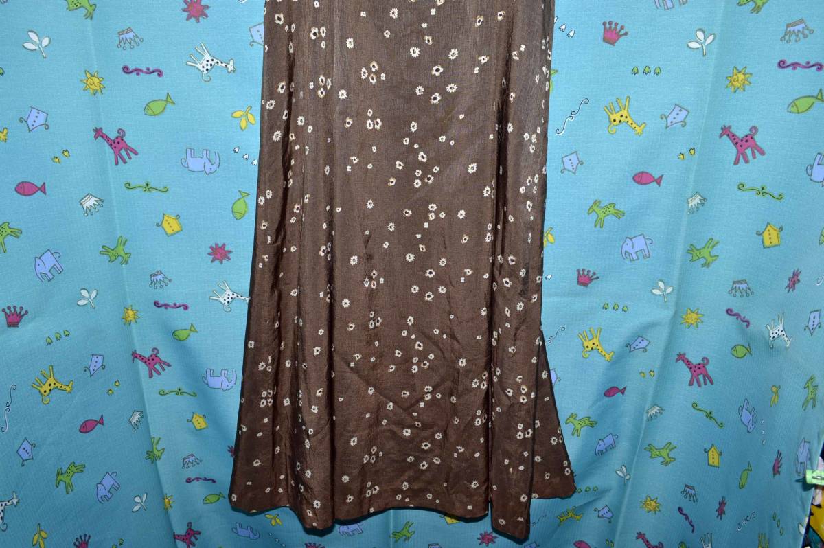 ke Tiga rudoko-psgarde corps* camisole One-piece light brown group gradation size :M( made in Japan * used beautiful goods )