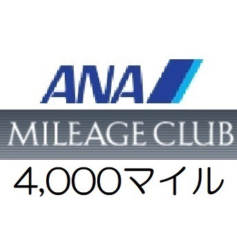 全日空ANA4,000マイル　希望の口座へ加算_画像1