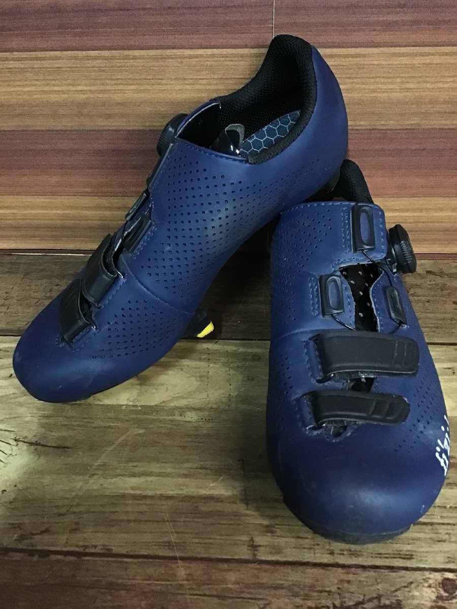 人気沸騰】 GF589 フィジーク SPD-SL EU37.5 紺 shoe Road R4 fizik