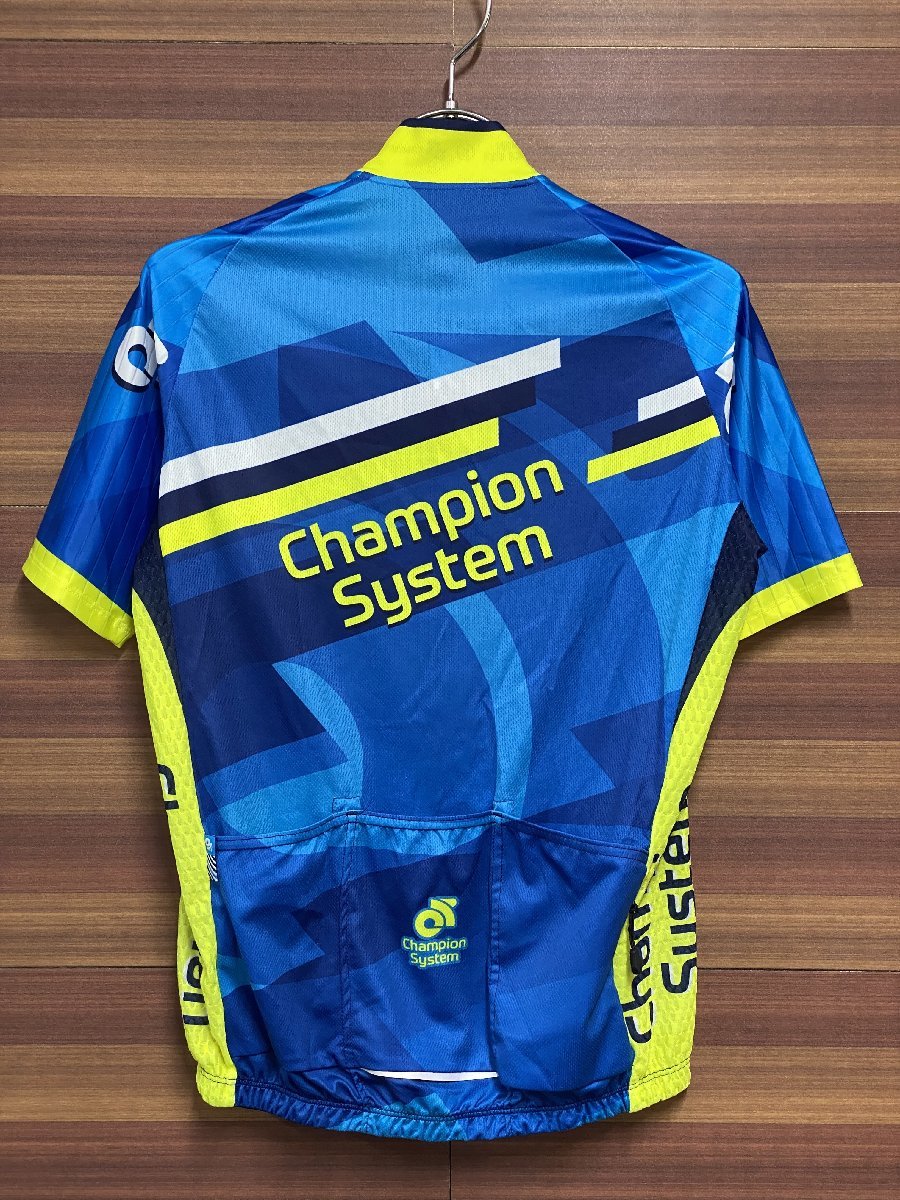 HF981 チャンピオンシステム ChampionSystem 半袖 サイクルジャージ 青黄 レディース S_画像2