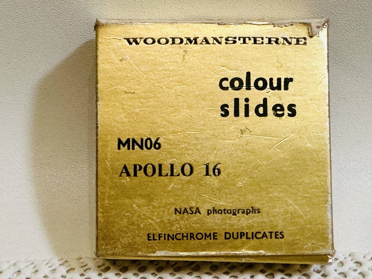 激レア稀少品！アポロ16号、35㎜カラースライドネガ9枚セット、NASA公認、イギリス「WOODMANSTERNE社製」_画像6
