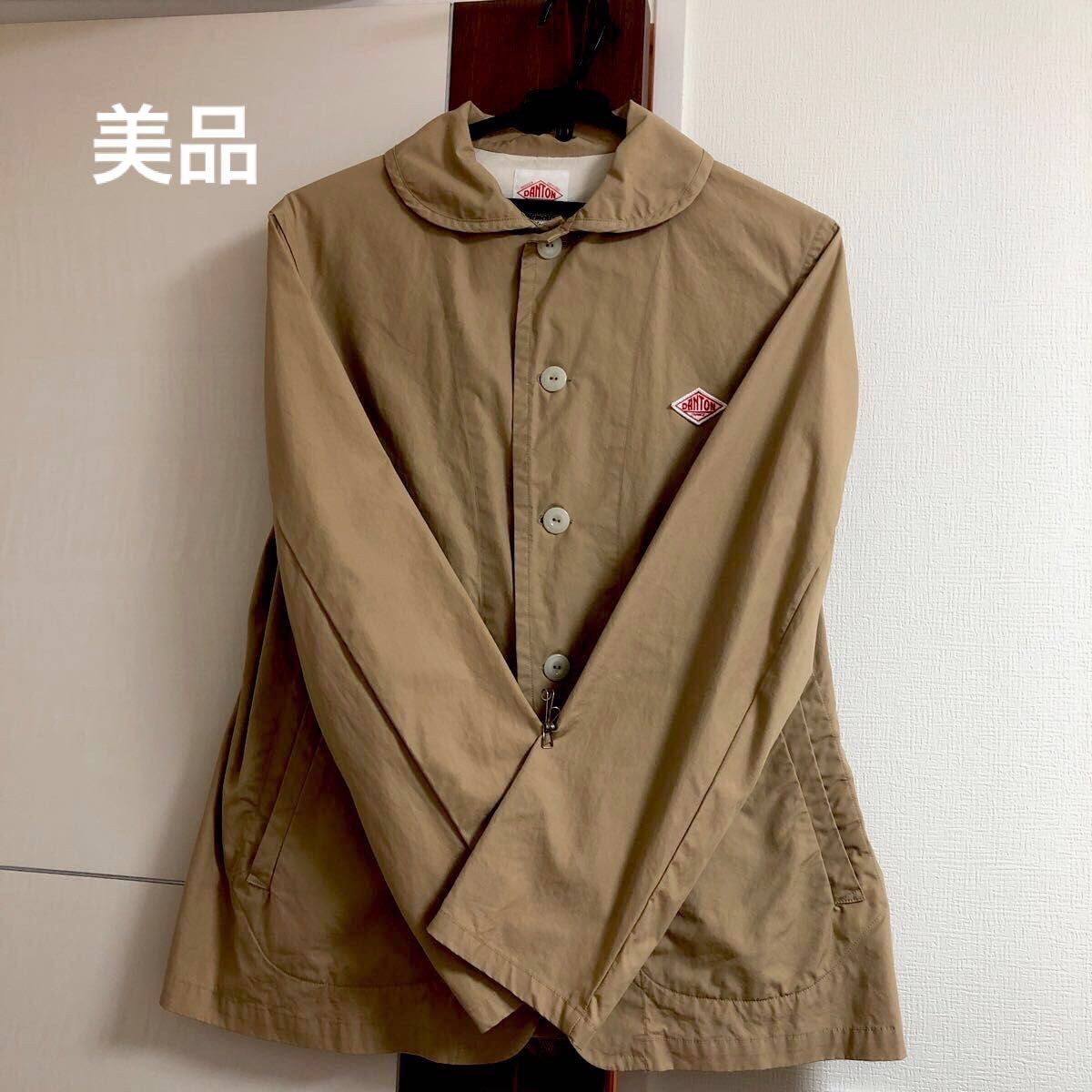 DANTON ダントン コットン丸襟シングルジャケット 美品 最後のお DANTON ダントン コットン丸襟シングルジャケット 美品 最後のお
