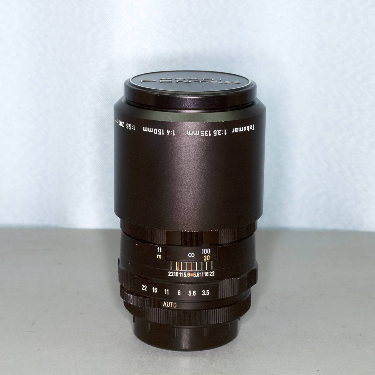 ASAHI PENTAX Super - Takumar 135mm F3 5 フード・前後キャップ付 M42