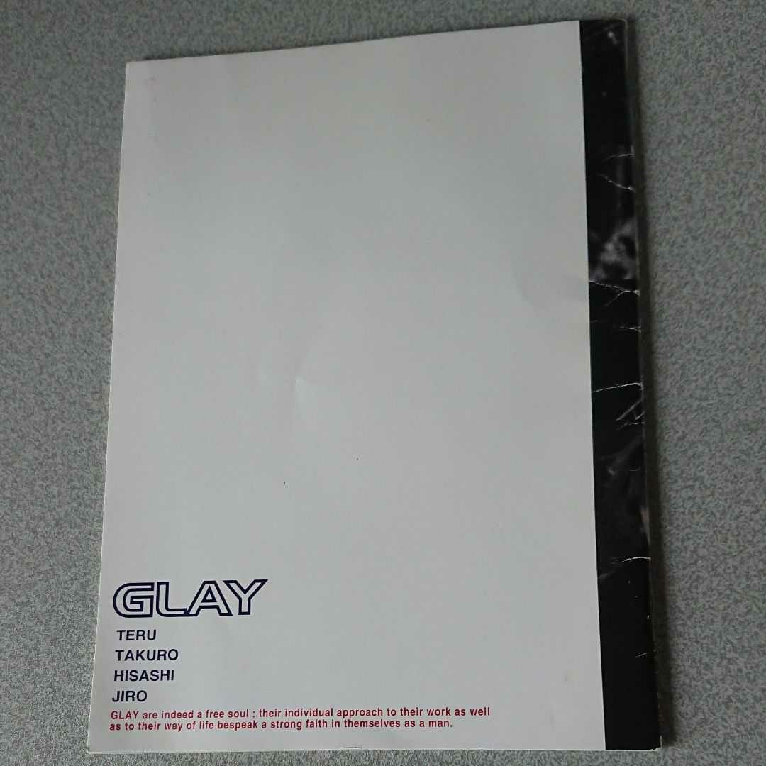 GLAYのノート(B5サイズ)