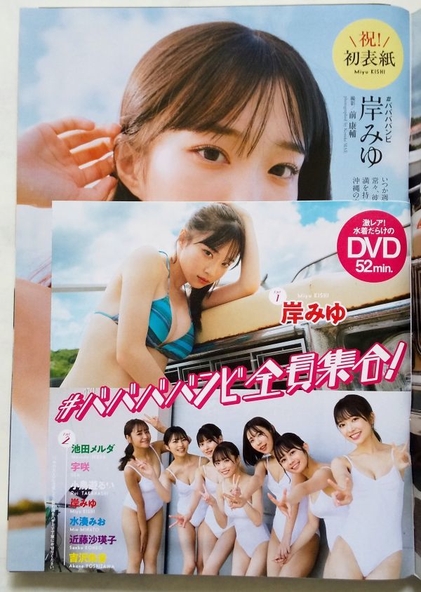 ★週刊プレイボーイ★2022年46(11/14)号★#ババババンビDVD付き★岸みゆ・菅井友香・篠崎愛・高田里穂・茂木忍・西永彩奈★_画像2