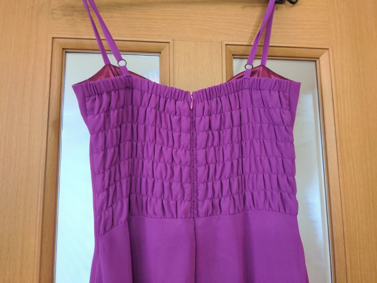 紫　カラーロングドレス　フォーマル_画像4