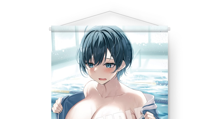 【正規品未開封】Xe先生描き下ろしイラストB2Wタペストリー(MelonbooksGirlsCollection 2023 SUMMER)[R51B] もふれん亭