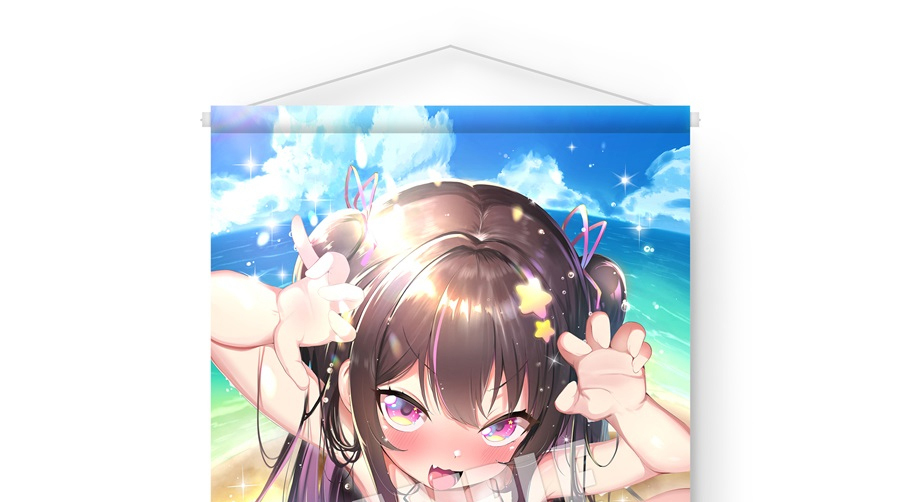 【正規品未開封】牛虎たつみ先生描き下ろしイラストB2Wタペストリー(MelonbooksGirlsCollection 2023 SUMMER)[R18B] Usitora Tatumi