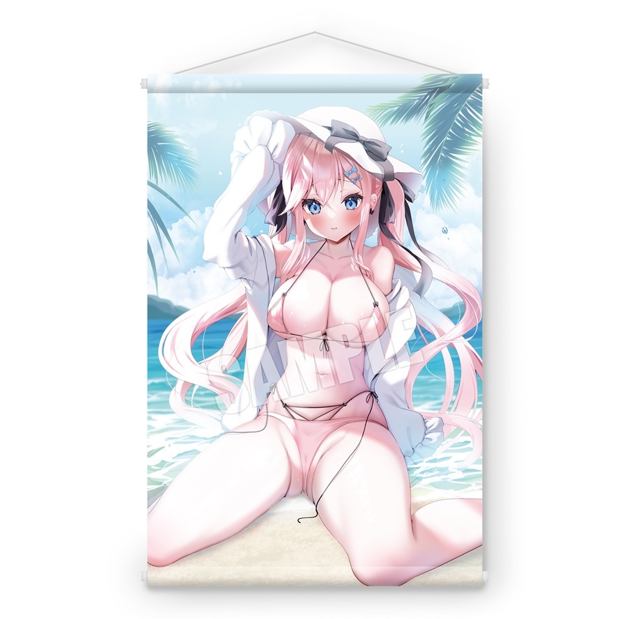 【正規品未開封】あゆま紗由先生描き下ろしイラストB2Wタペストリー(MelonbooksGirlsCollection 2023 SUMMER)[R06A] ヤモセブン Ayuma Sayu
