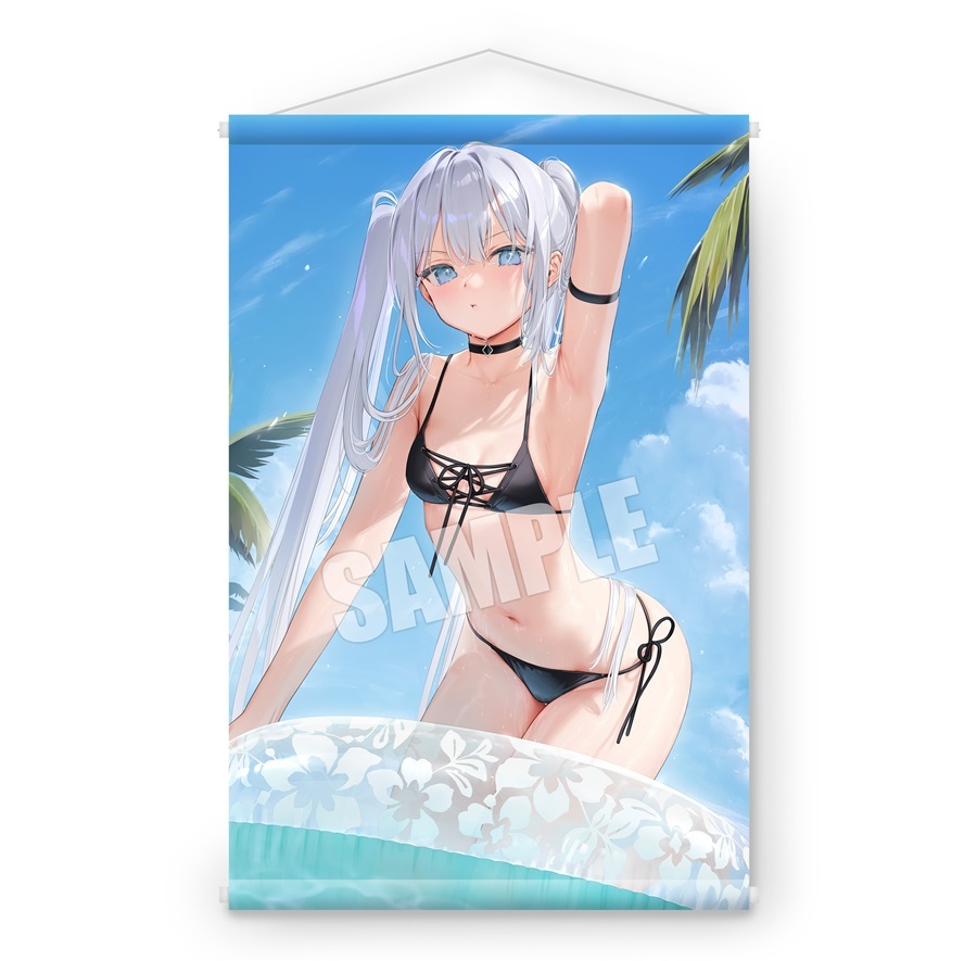 【正規品未開封】mignon先生描き下ろしイラストB2Wタペストリー(MelonbooksGirlsCollection 2023 SUMMER)[R15A] ミニョン MIGNON WORKS