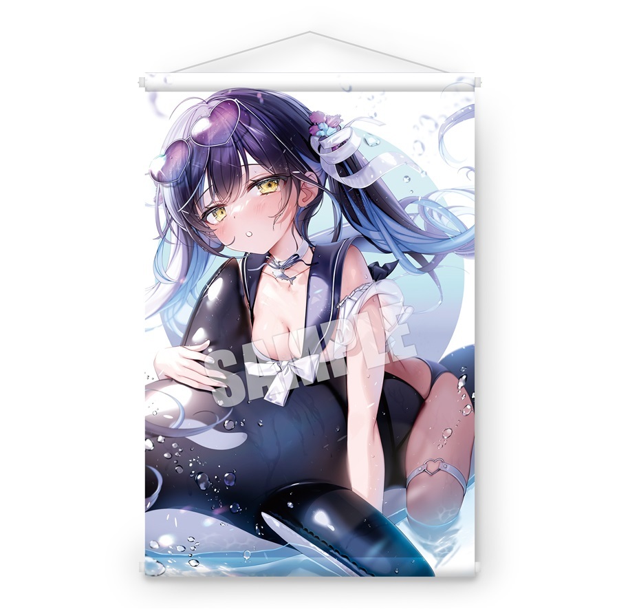 【正規品未開封】ゆんみ先生描き下ろしイラストB2Wタペストリー(MelonbooksGirlsCollection 2023 SUMMER)[W03A] yunmi