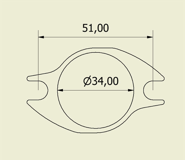 FCR28 FCR32 FCR33 ALLアルミ削出しロングファンネル 60mm Black_画像3