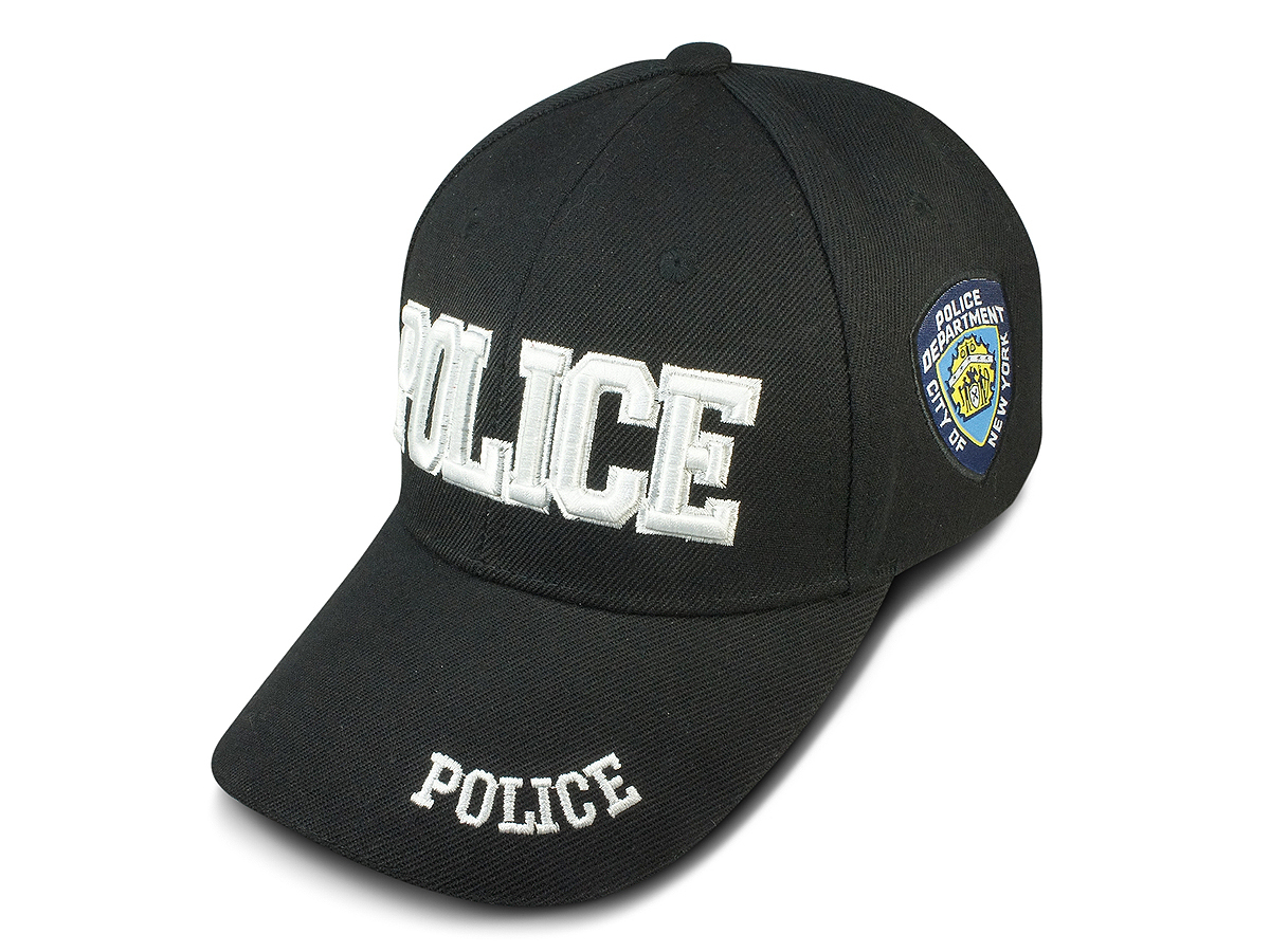 NYPD ニューヨーク市警察 POLICE キャップ帽子 ３D刺繍 立体文字 POLICEキャップ POLICE帽子 メンズキャップ ベースボールキャップ_画像4