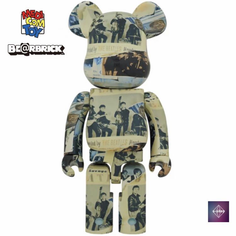 【新品未開封】MEDICOM TOY メディコムトイ BE@RBRICK ベアブリック 1000% 2021年5月発売 The Beatles 'Anthology'ビートルズ インテリア