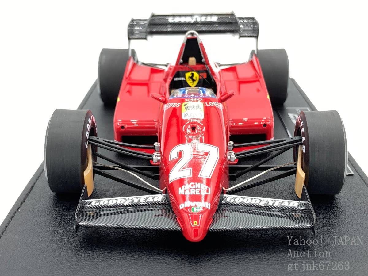 GP Replicas 1/18 Ferrari Ferrari 126C3 #27 P. язык Bay TOPMARQUES верх maru kes ограничение 500 шт. GP096A 1983 GERMAN GP Pole Position
