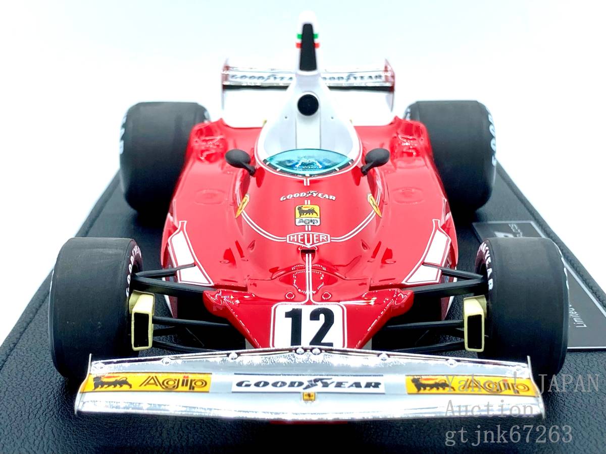 GP Replicas 1/18 Ferrari Ferrari 312T #12 N.laudaTOPMARQUES top maru kes1975 World Champion with SHOWCASE GP026A