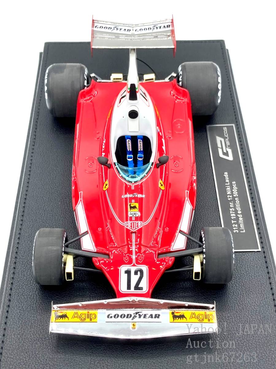 GP Replicas 1/18 フェラーリ Ferrari 312T #12 N.ラウダ TOPMARQUES トップマルケス 1975 World Champion GP026A with SHOWCASE - BBR GP Replicas 1/18 フェラーリ Ferrari 312T #12 N.ラウダ TOPMARQUES トップマルケス 1975 World Champion GP026A with SHOWCASE - BBR